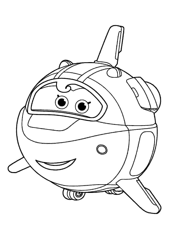 Super Wings Astra omalovánka
