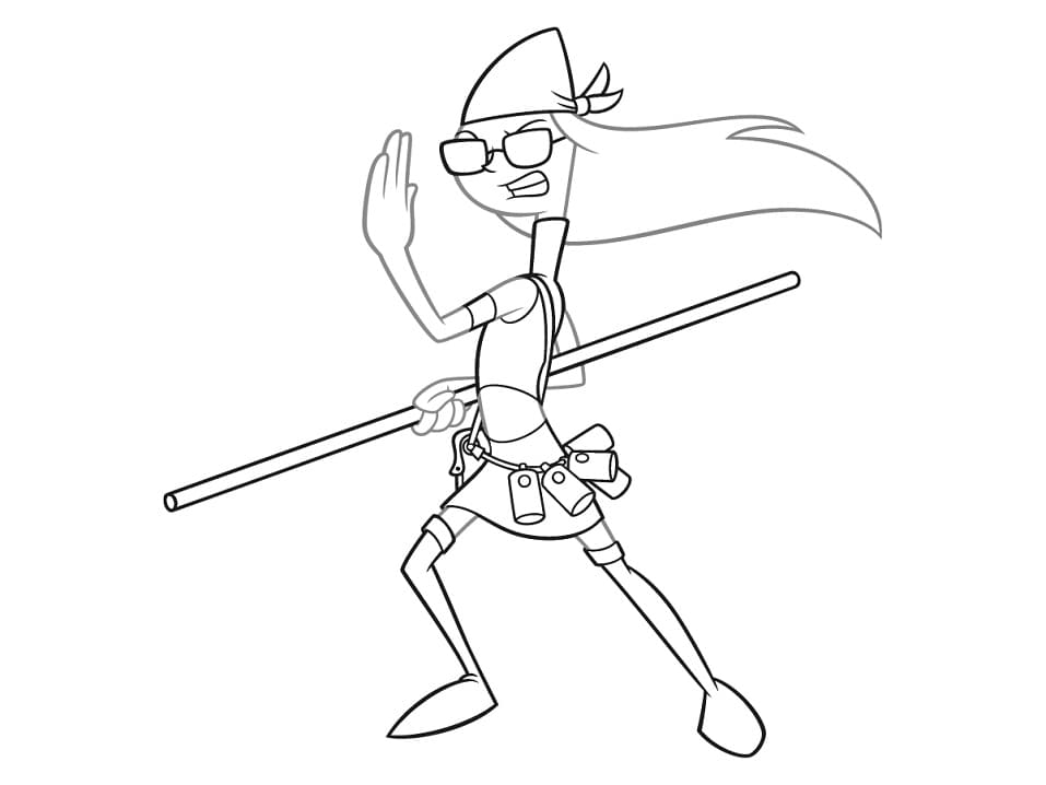 Tisknutelný Phineas a Ferb zdarma omalovánka