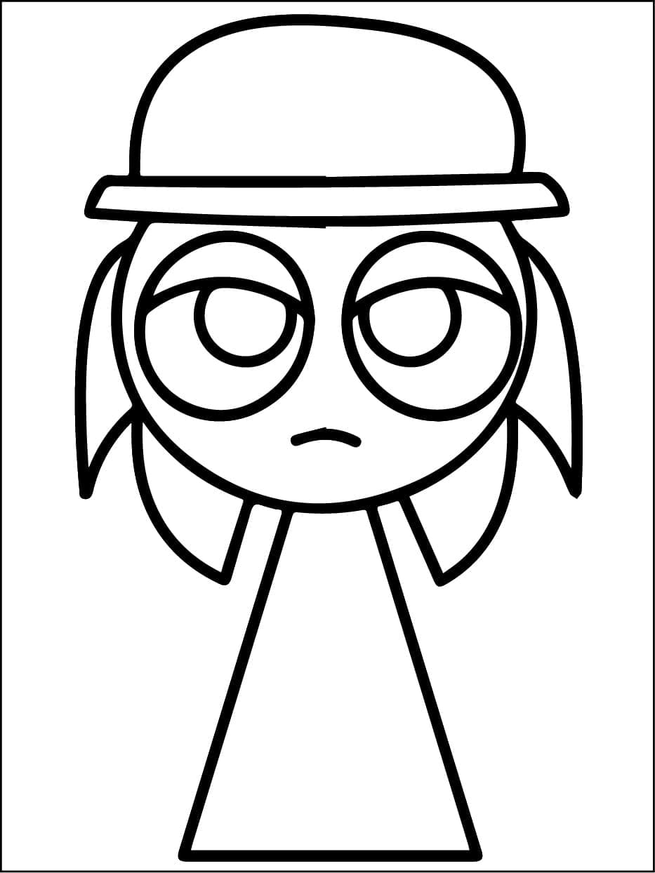 Tunner z Incredibox Sprunki omalovánka