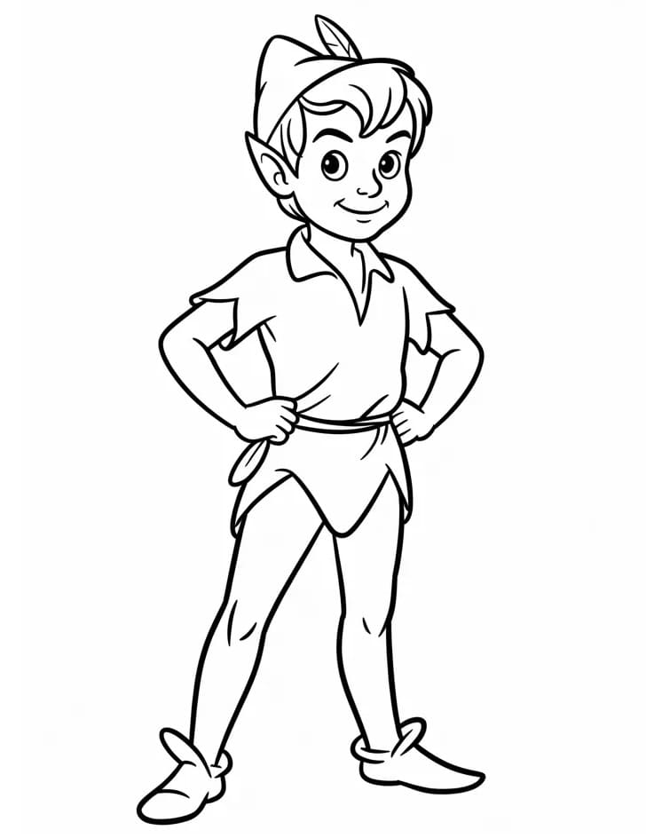 Omalovánky Peter Pan