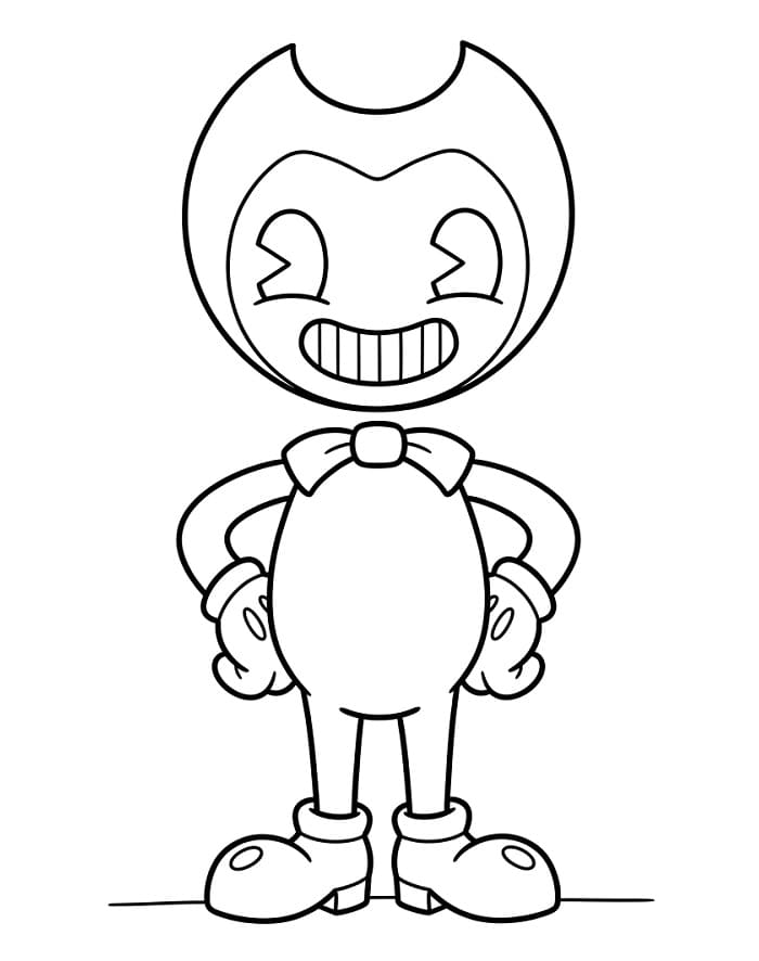 Animovaný Bendy omalovánka