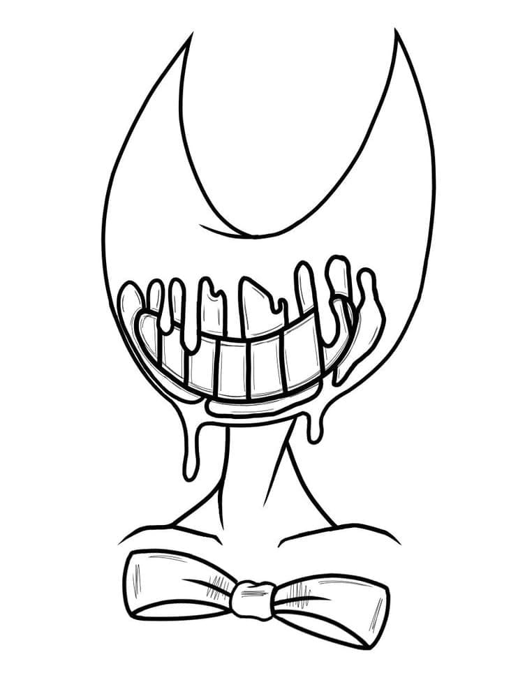Bendy tisknutelný omalovánka