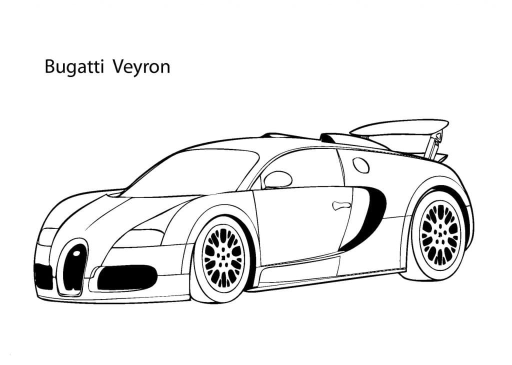 Bezplatné Bugatti k vytisknutí omalovánka