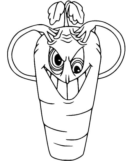Bezplatný Cuphead k tisku omalovánka