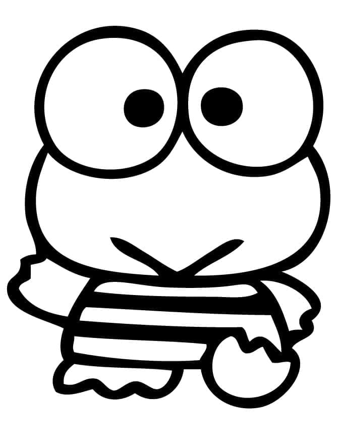 Bezplatný Keroppi k vytisknutí omalovánka