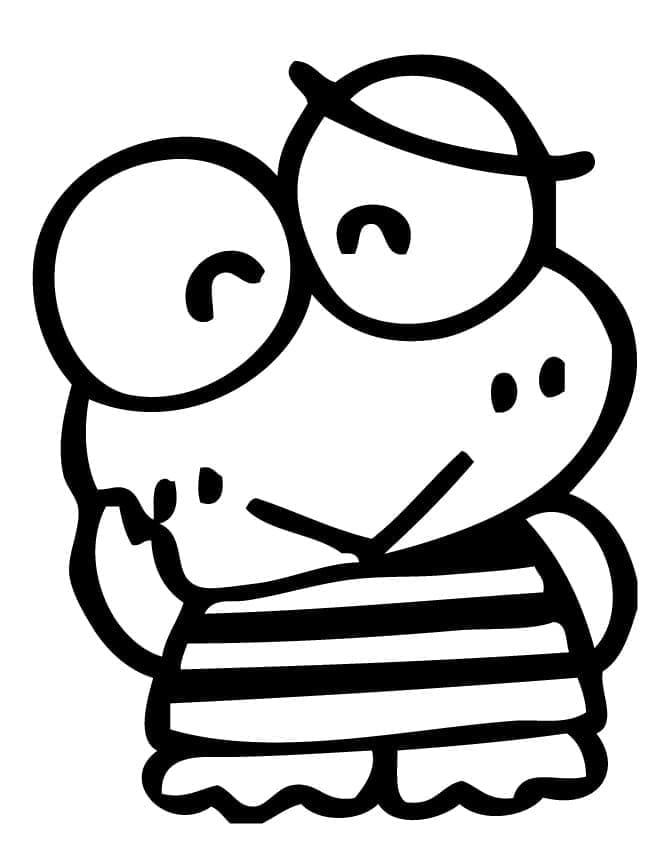 Bezplatný Keroppi pro děti omalovánka