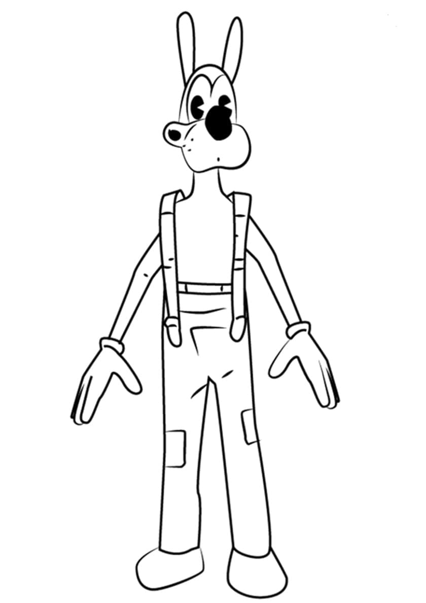 Bezplatný obrázek Bendyho omalovánka