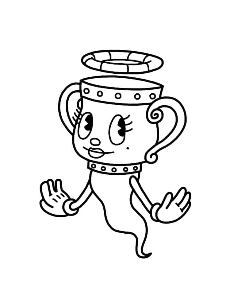 Cuphead 2 omalovánka