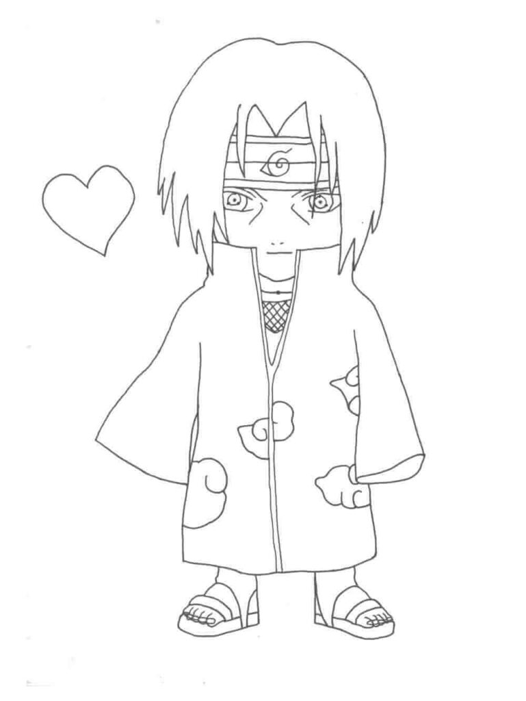 Omalovánka Itachi z Naruto