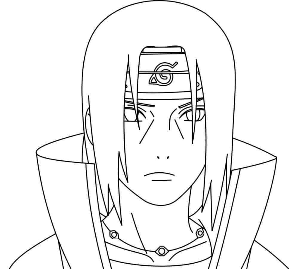 Itachi omalovánka