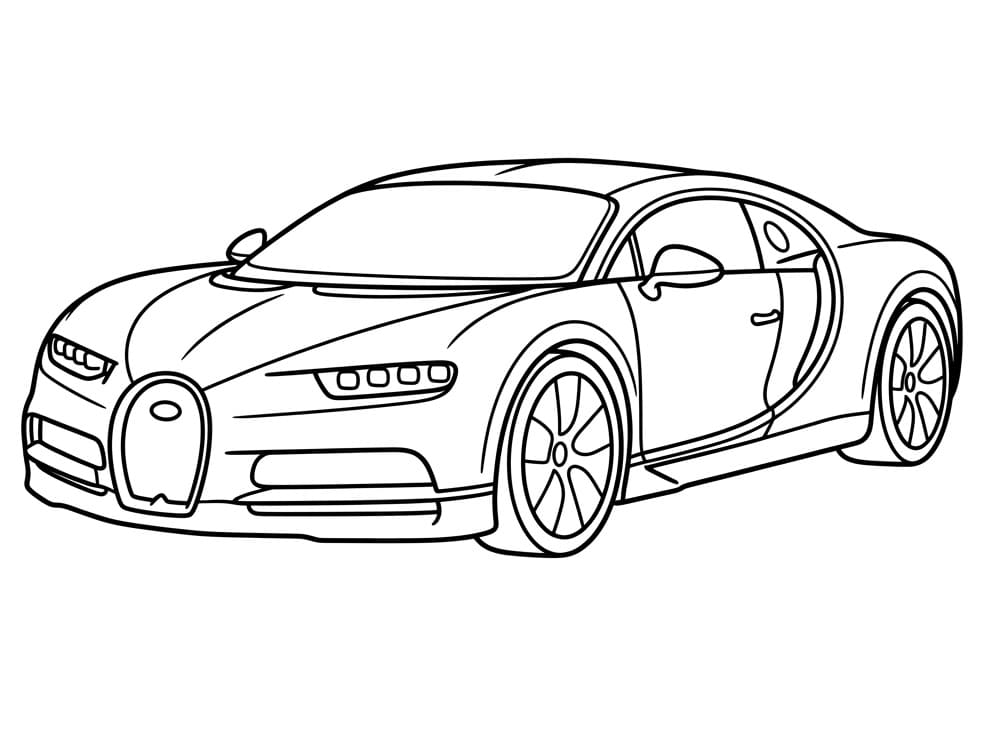 Bugatti omalovánky