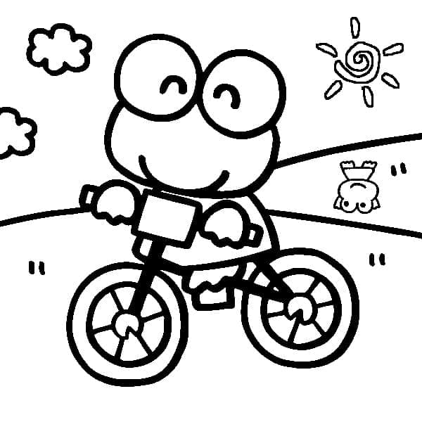 Keroppi k tisku omalovánka