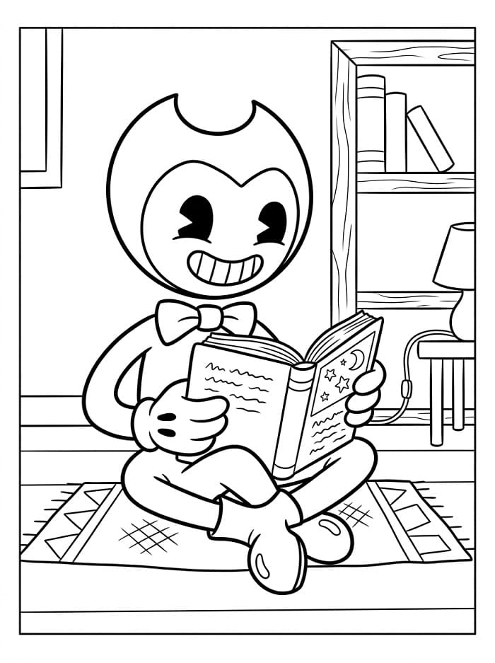 Kreslený Bendy omalovánka