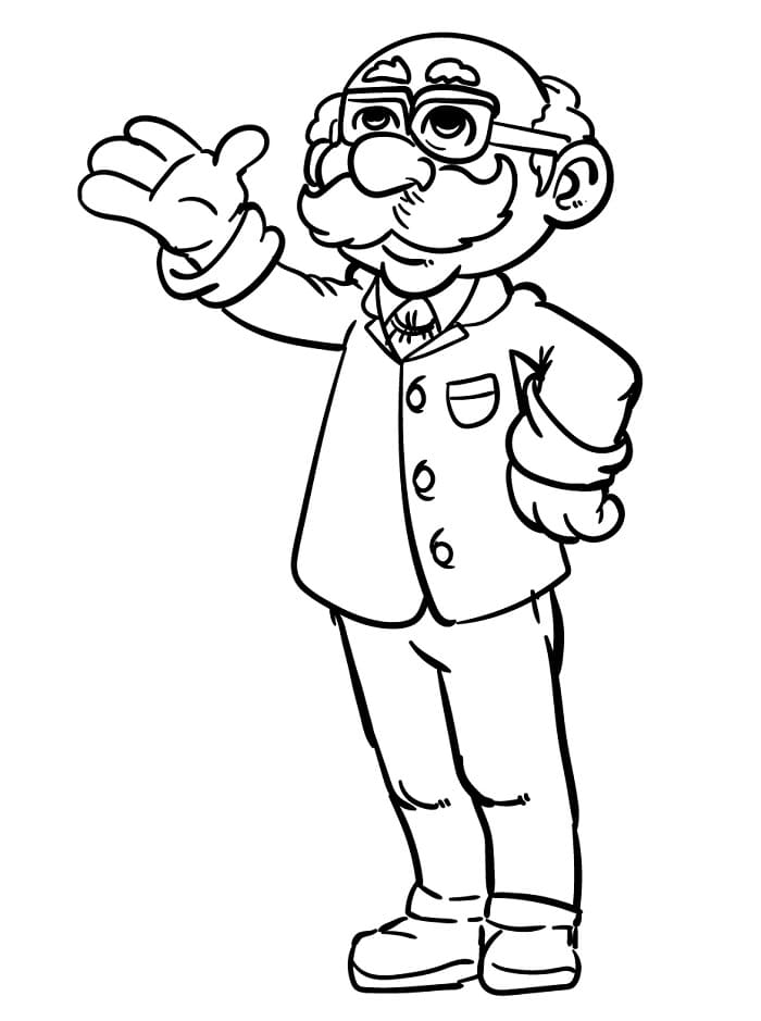 Normální Doktor omalovánka