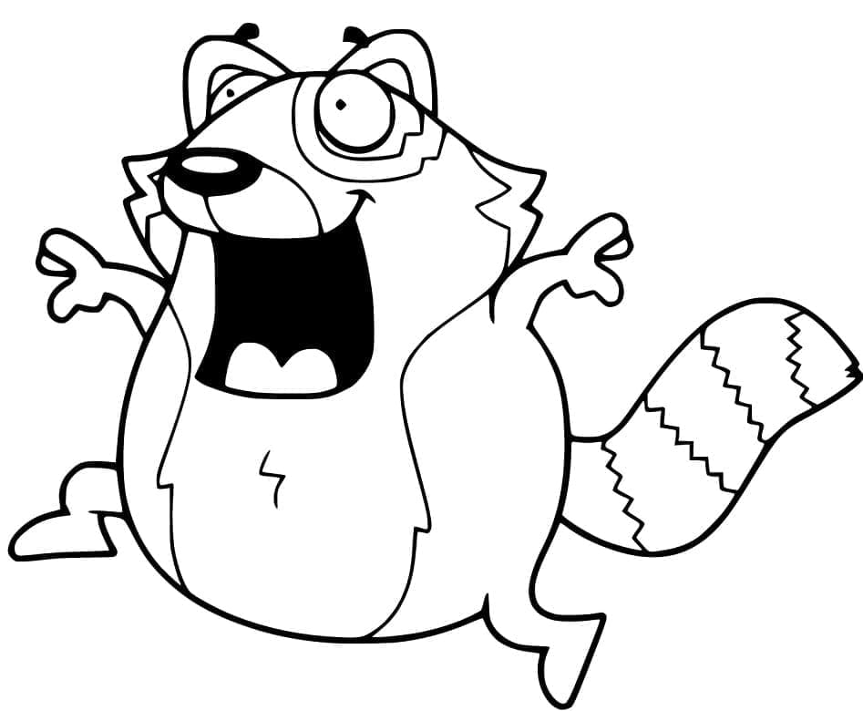 Panda červená tisknutelná omalovánka
