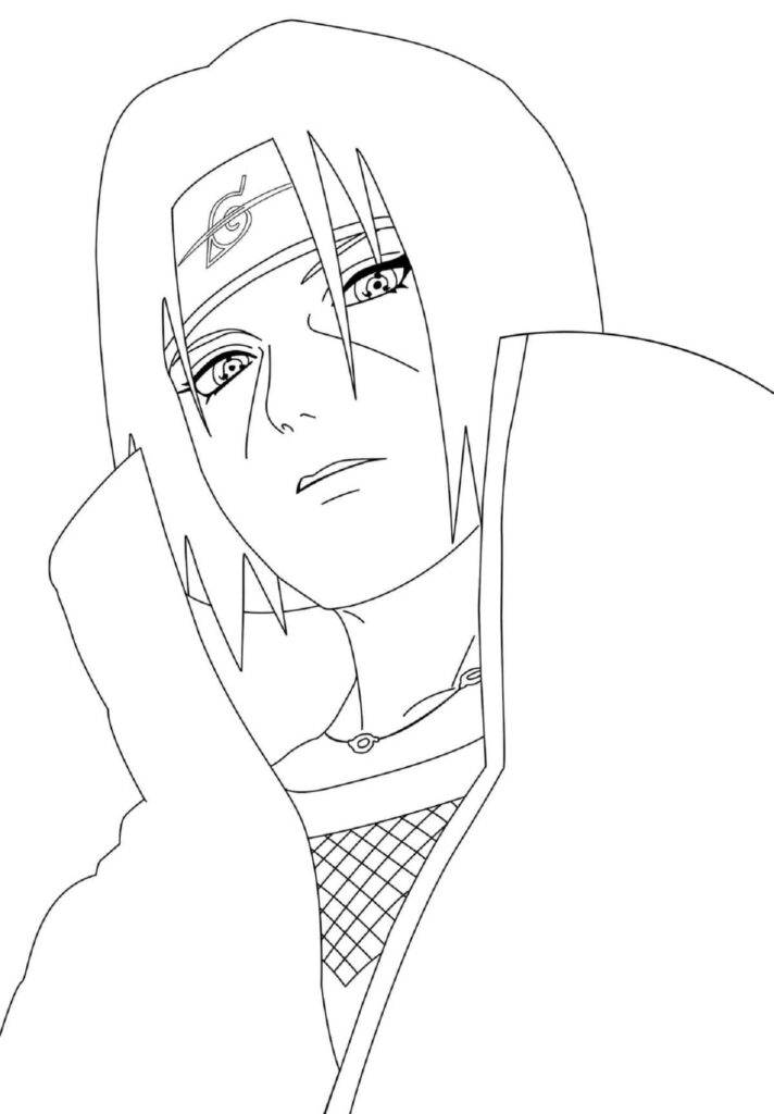 Omalovánka Parádní Itachi