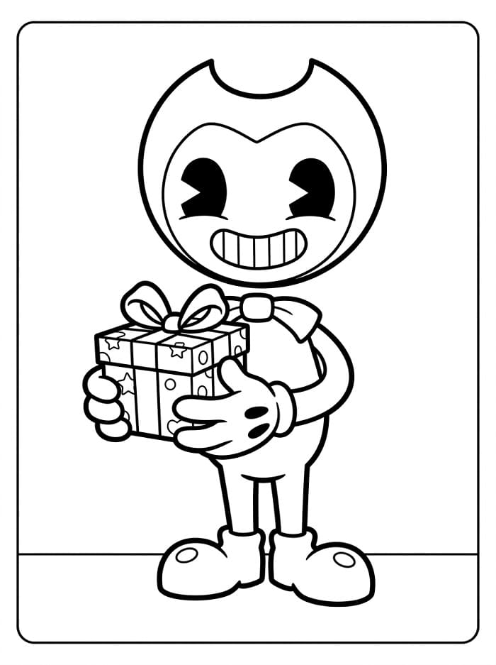 Rozkošný Bendy omalovánka