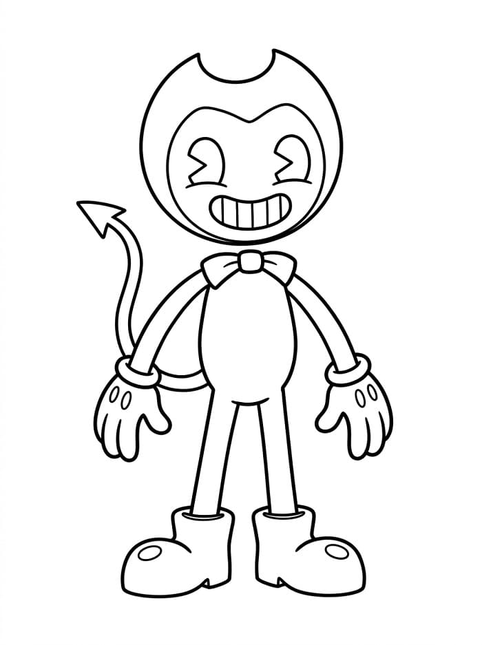 Roztomilý Bendy omalovánka