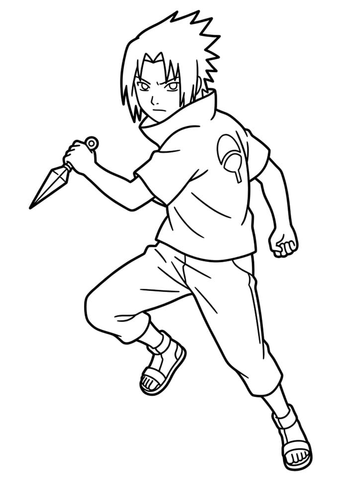 Sasuke 1 omalovánka