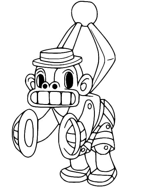 Tisknutelný Cuphead zadarmo omalovánka
