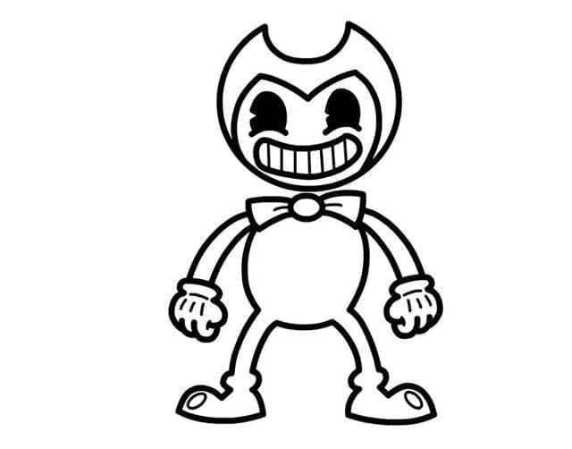 Tisknutelný obrázek Bendyho omalovánka