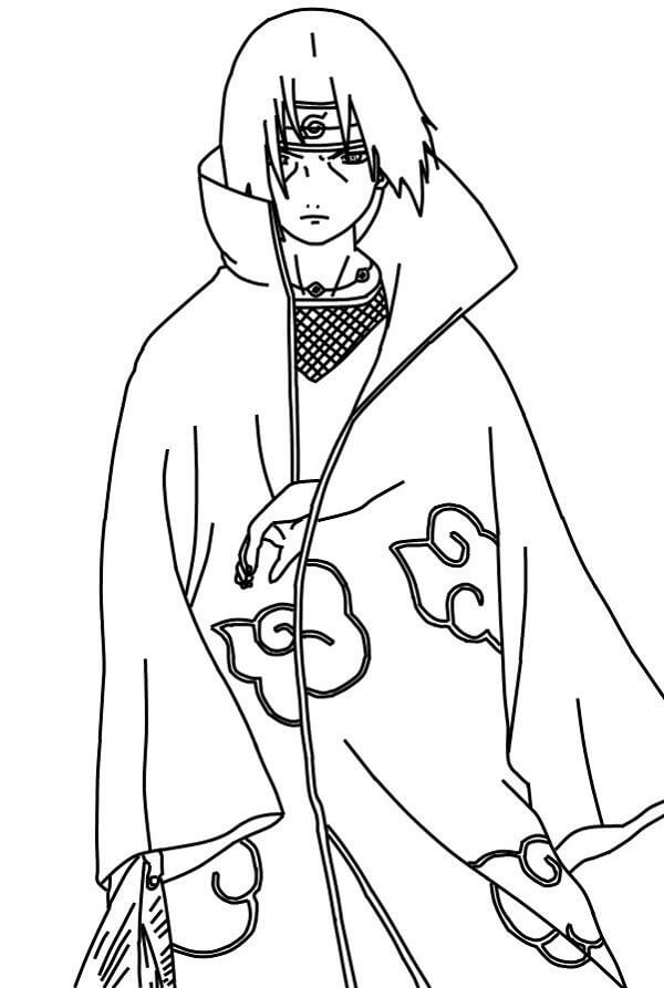 Úžasný Itachi omalovánka