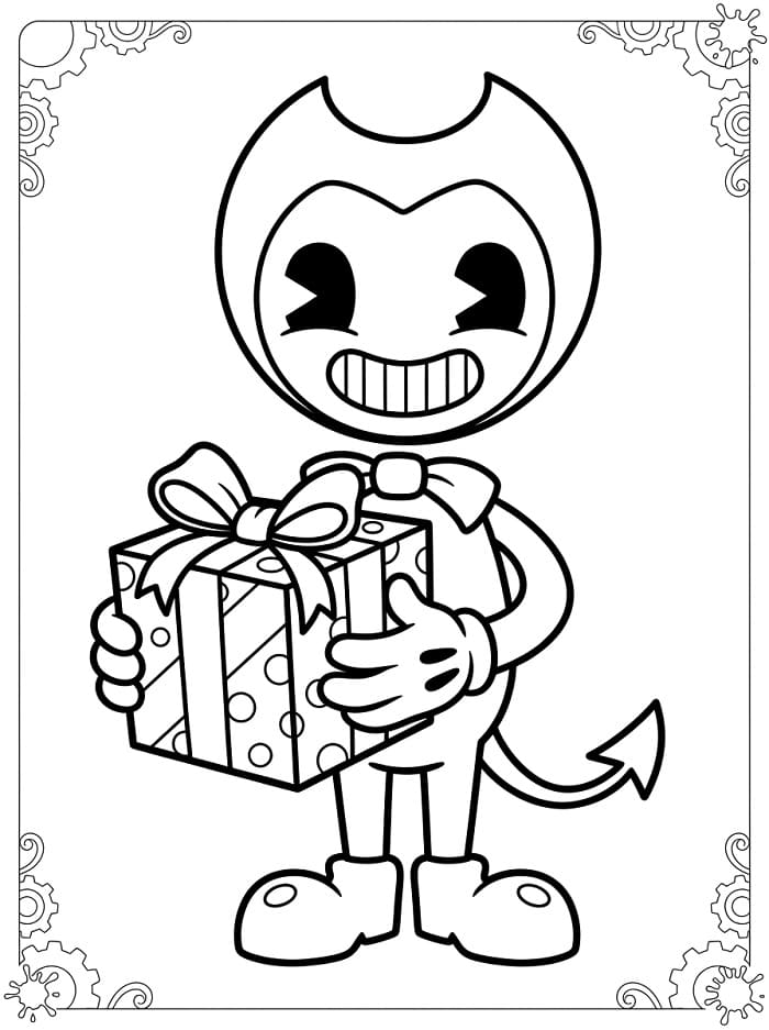 Velmi roztomilý Bendy omalovánka