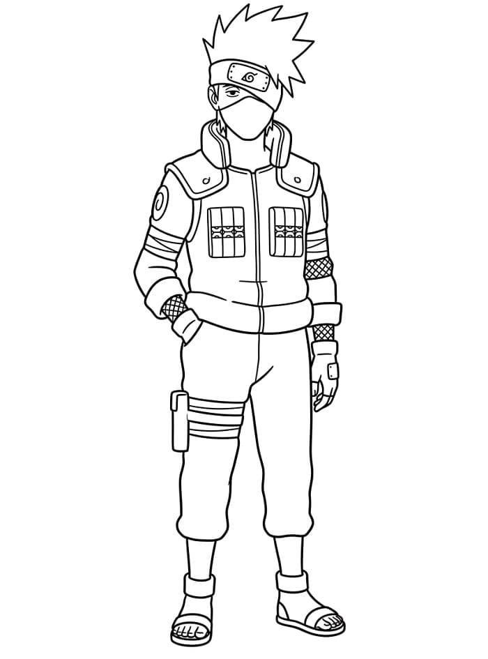 Kakashi Hatake omalovánky
