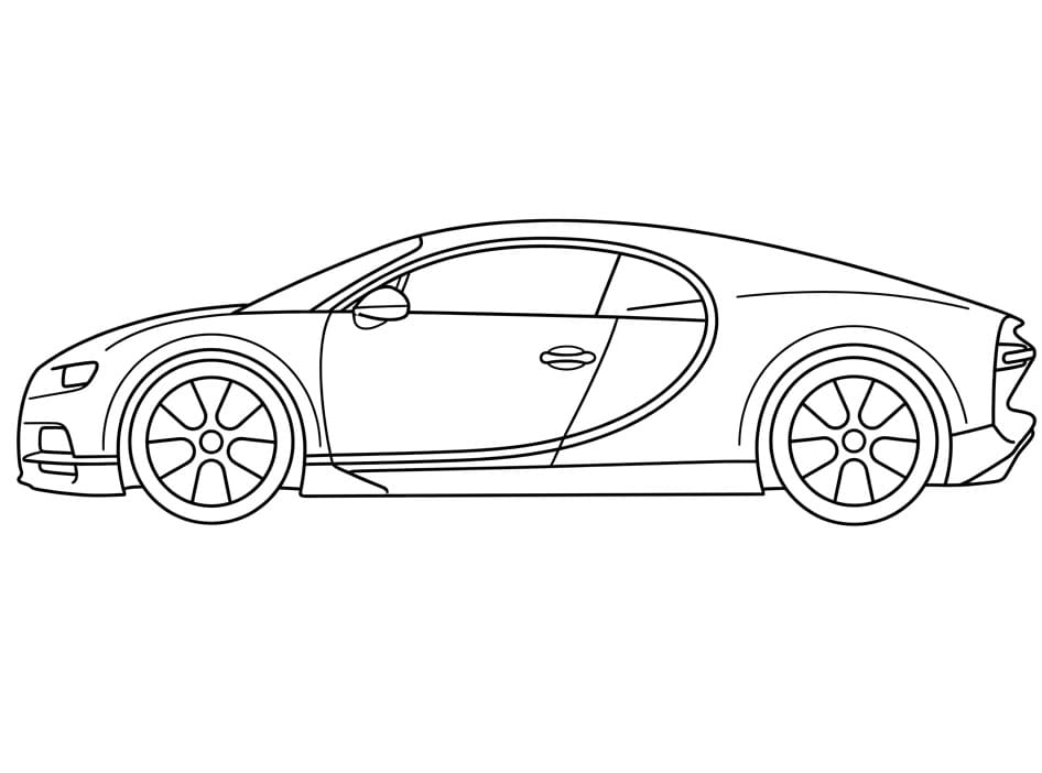 Základní Bugatti omalovánka