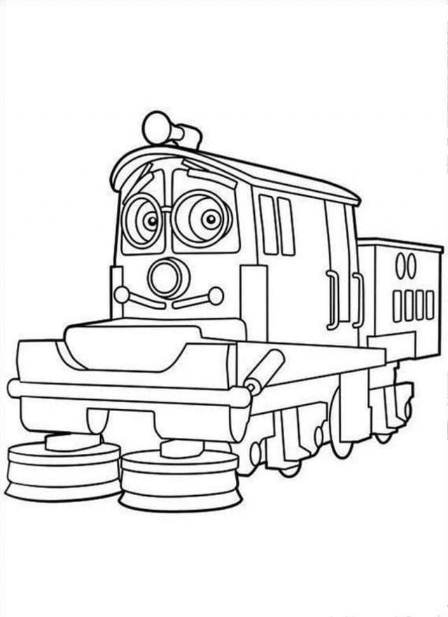 Animovaný Chuggington omalovánka