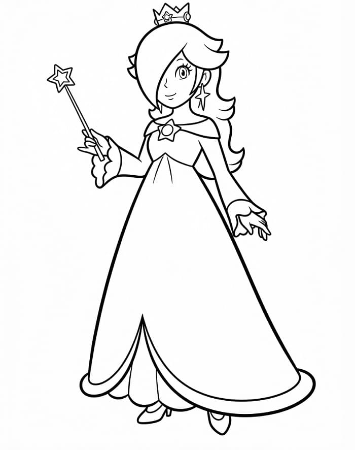 Omalovánka Bezplatná Rosalina