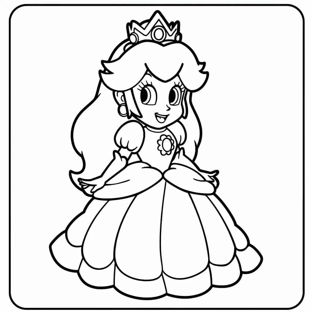 Omalovánka Bezplatná princezna Daisy