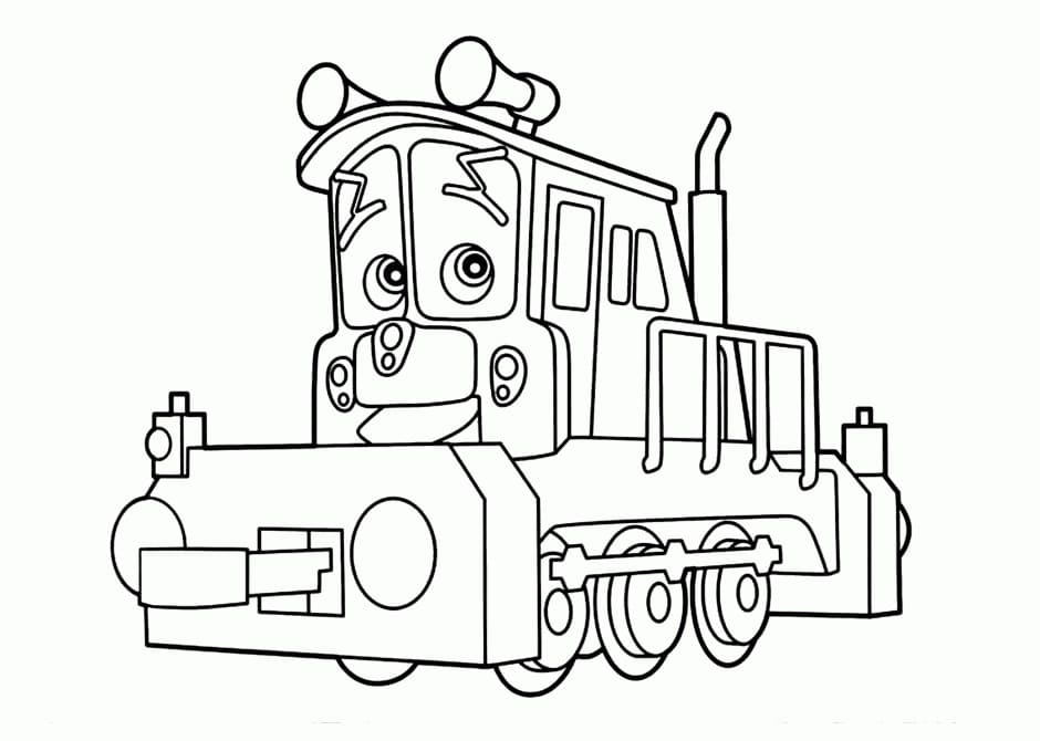 Bezplatný Chuggington k vytištění omalovánka