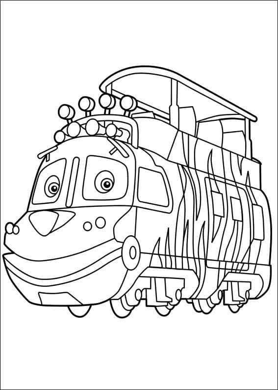 Bezplatný obrázek Chuggingtonu omalovánka