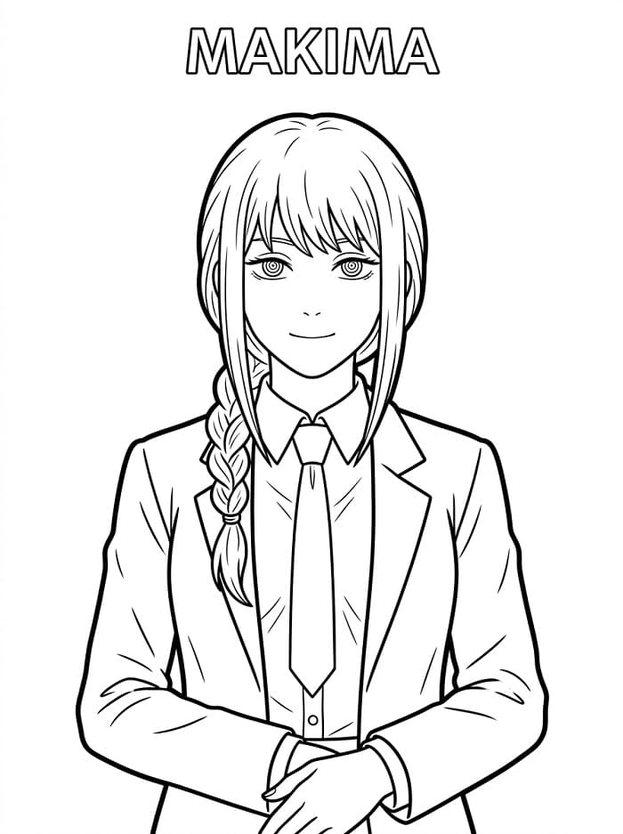Chainsaw Man omalovánka zdarma omalovánka