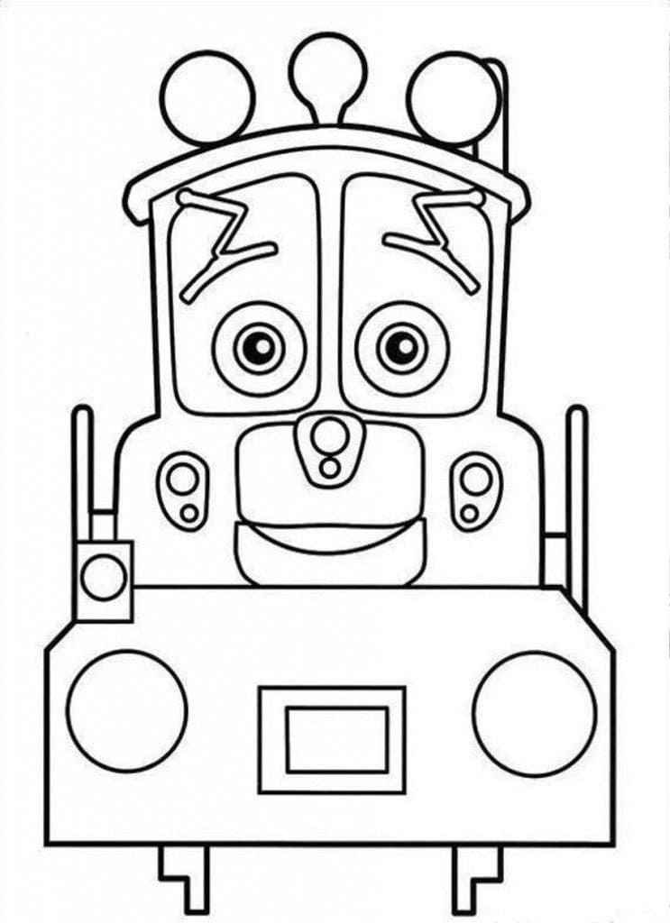 Chuggington k tisku omalovánka