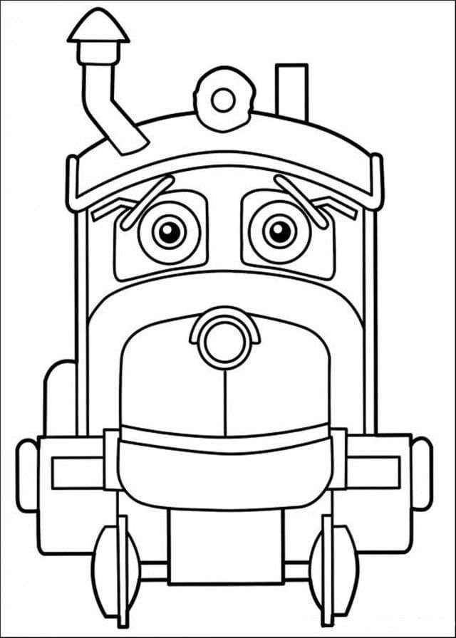 Chuggington k vytisknutí omalovánka