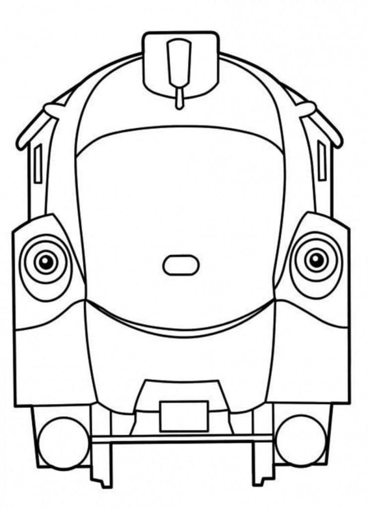 Chuggington zdarma omalovánka