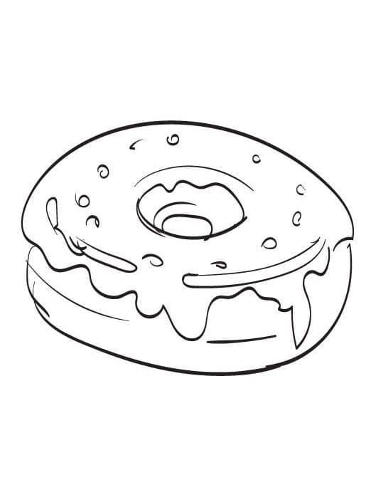 Omalovánka Donut pro 1leté děti