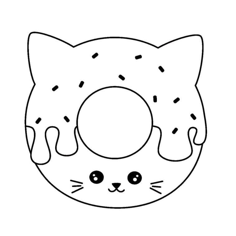 Omalovánka Donut pro děti