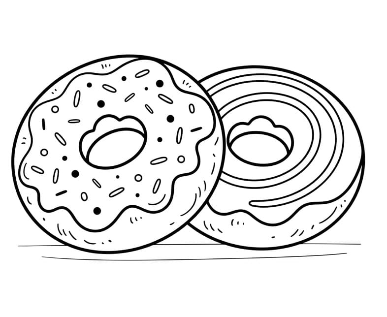 Omalovánka Donut zadarmo