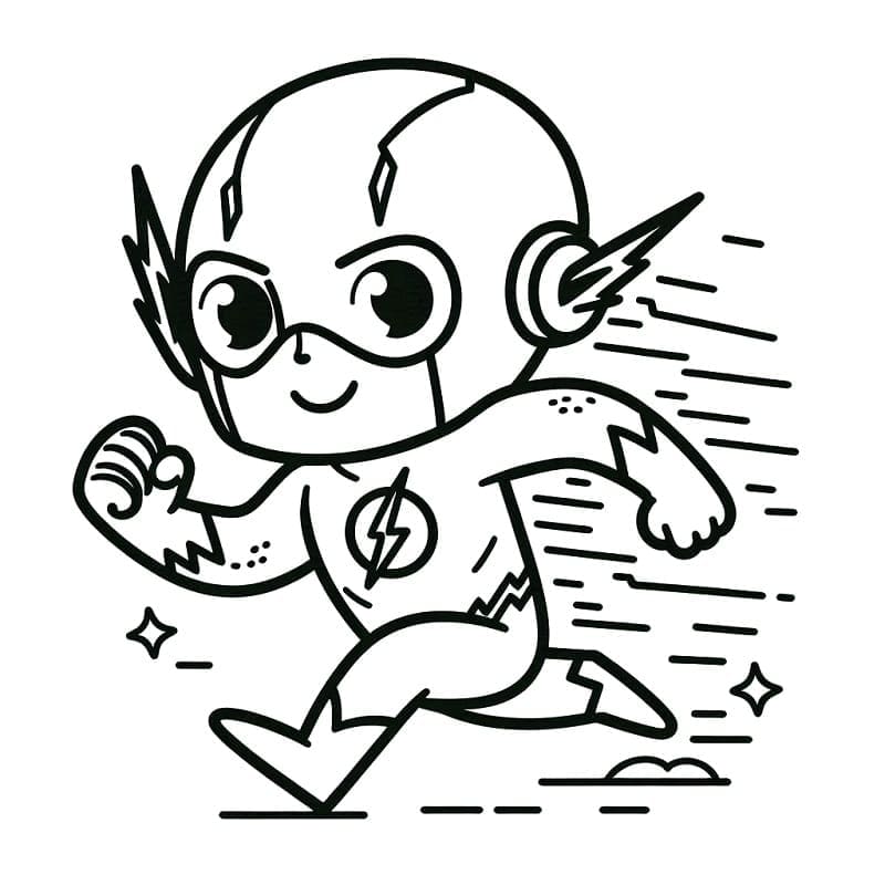 Flash pro 4leté děti omalovánka