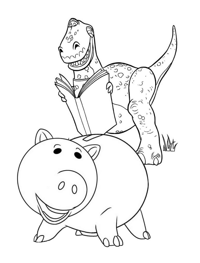 Hamm Toy Story 5 omalovánka