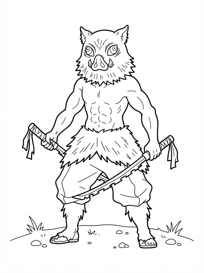 Inosuke Hashibira omalovánky