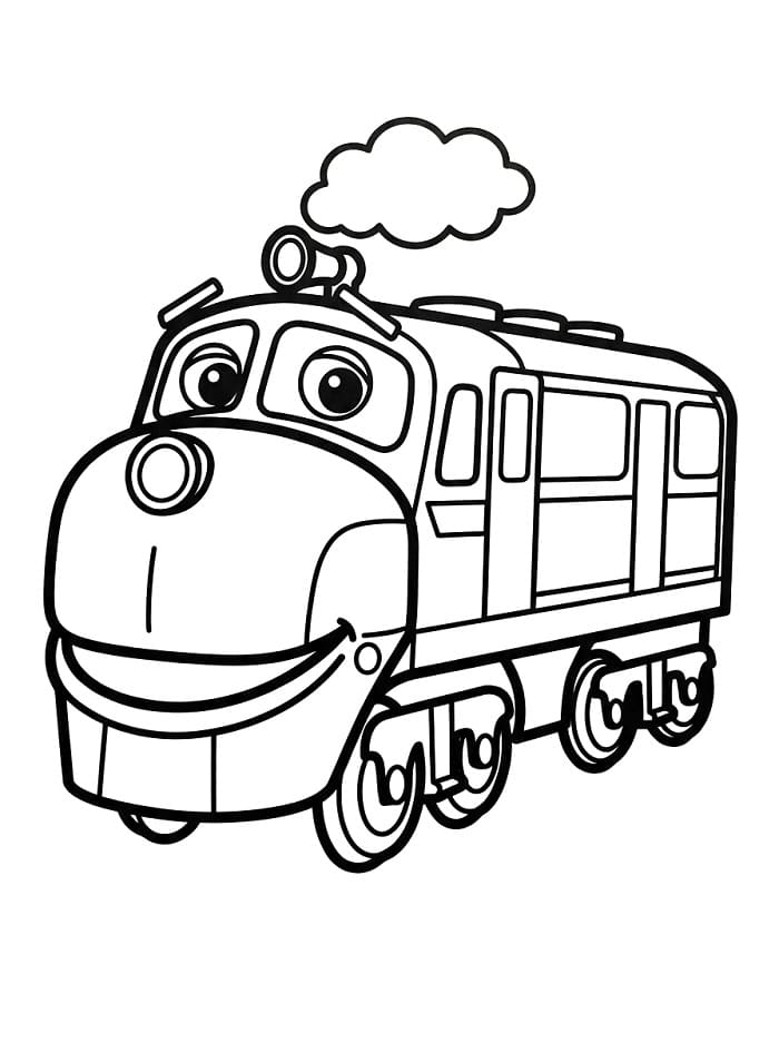 Kreslený Chuggington omalovánka