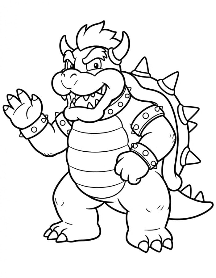 Bowser omalovánky