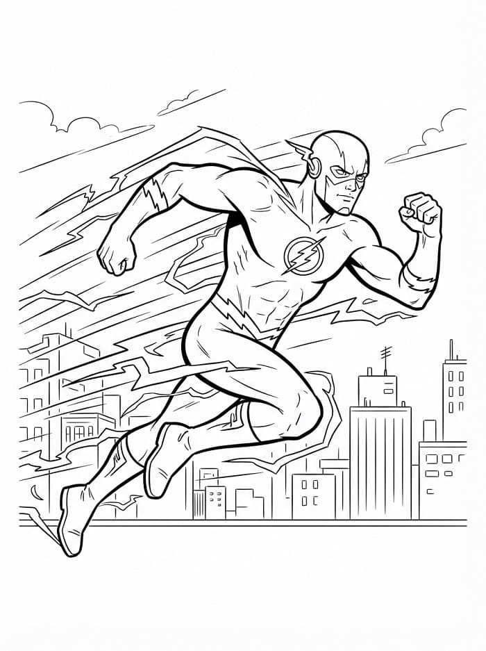 Parádní Flash omalovánka