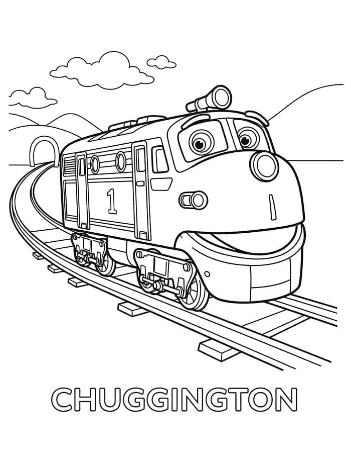 Roztomilý Chuggington omalovánka
