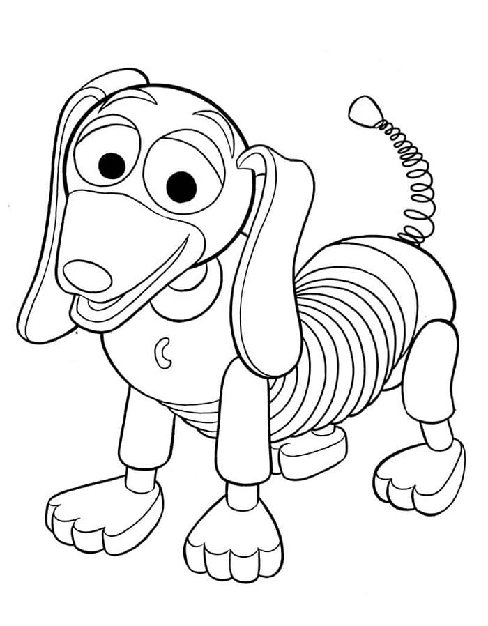 Slinky Toy Story 5 omalovánka