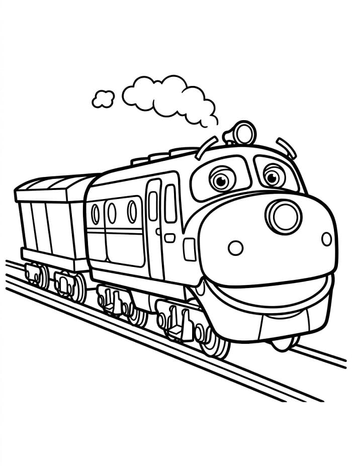 Vtipný Chuggington omalovánka